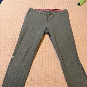 Under Armour Gray Leggings Stretchy Athletic Wear